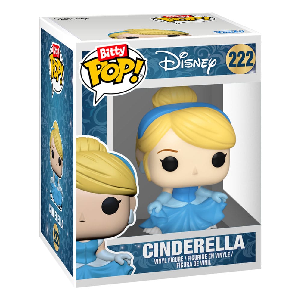 Funko Bitty Pop Disney Princess Cinderella, Snow White, Aurora, Figura Sorpresa P037903