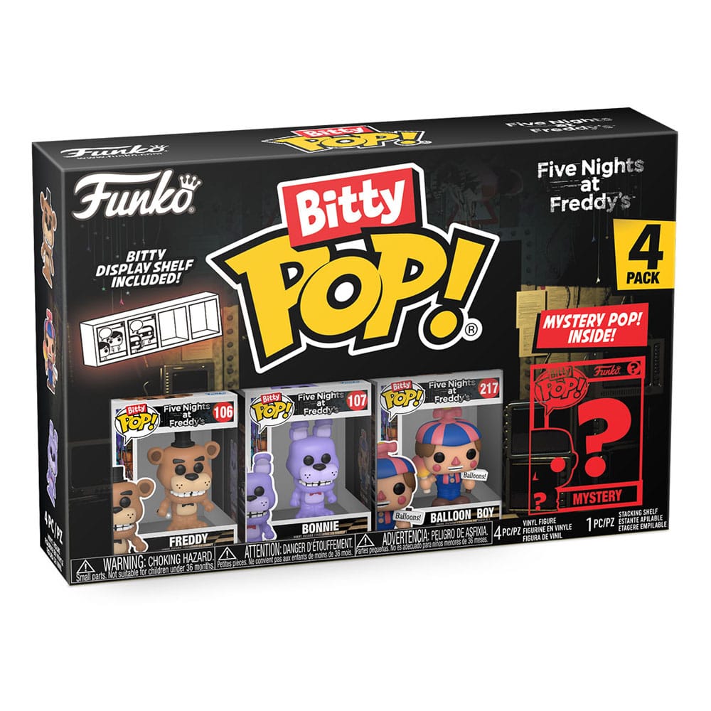 Five Nights at Freddy's Bitty POP! Vinyl Figure 4-Pack Freddy 2,5 cm P069153