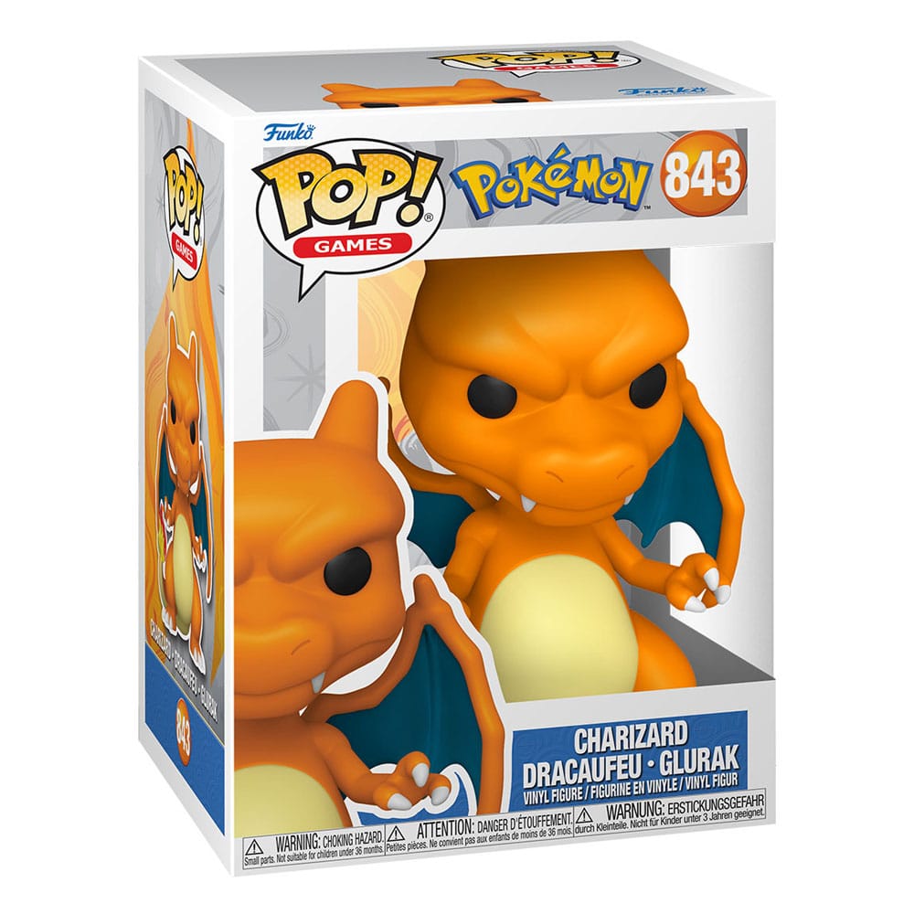 POKEMON POP! GAMES VINYL FIGURE CHARIZARD (EMEA) 9 CM