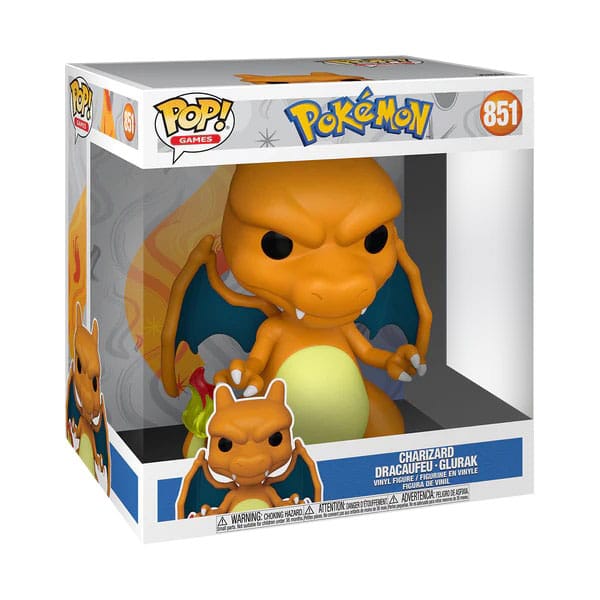 POKEMON SUPER SIZED JUMBO POP! VINYL FIGURE CHARIZARD (EMEA) 25 CM
