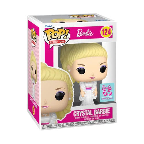 BARBIE POP! RETRO TOYS VINYL FIGURE CRYSTAL BARBIE 9 CM