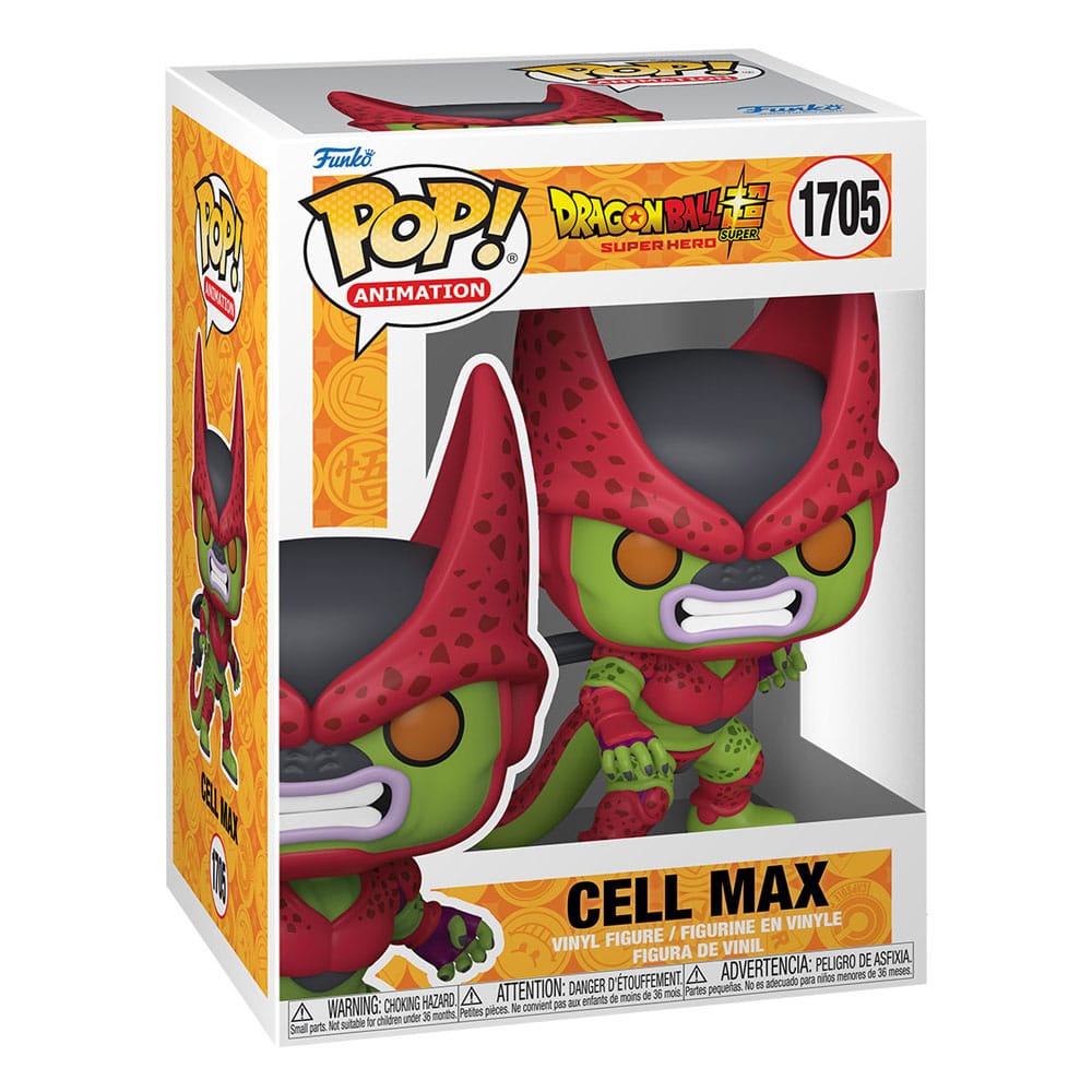 DRAGON BALL SUPER: SUPER HERO POP! VINYL FIGURE CELL MAX 9 CM P038097