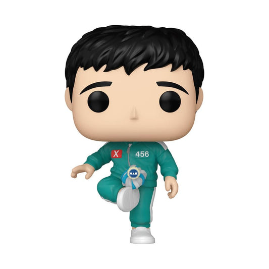SQUID GAME POP! TELEVISION VINYL FIGURE PLAYER 456 SEONG GI-HUN (KICKING JEGI) 9 P038412