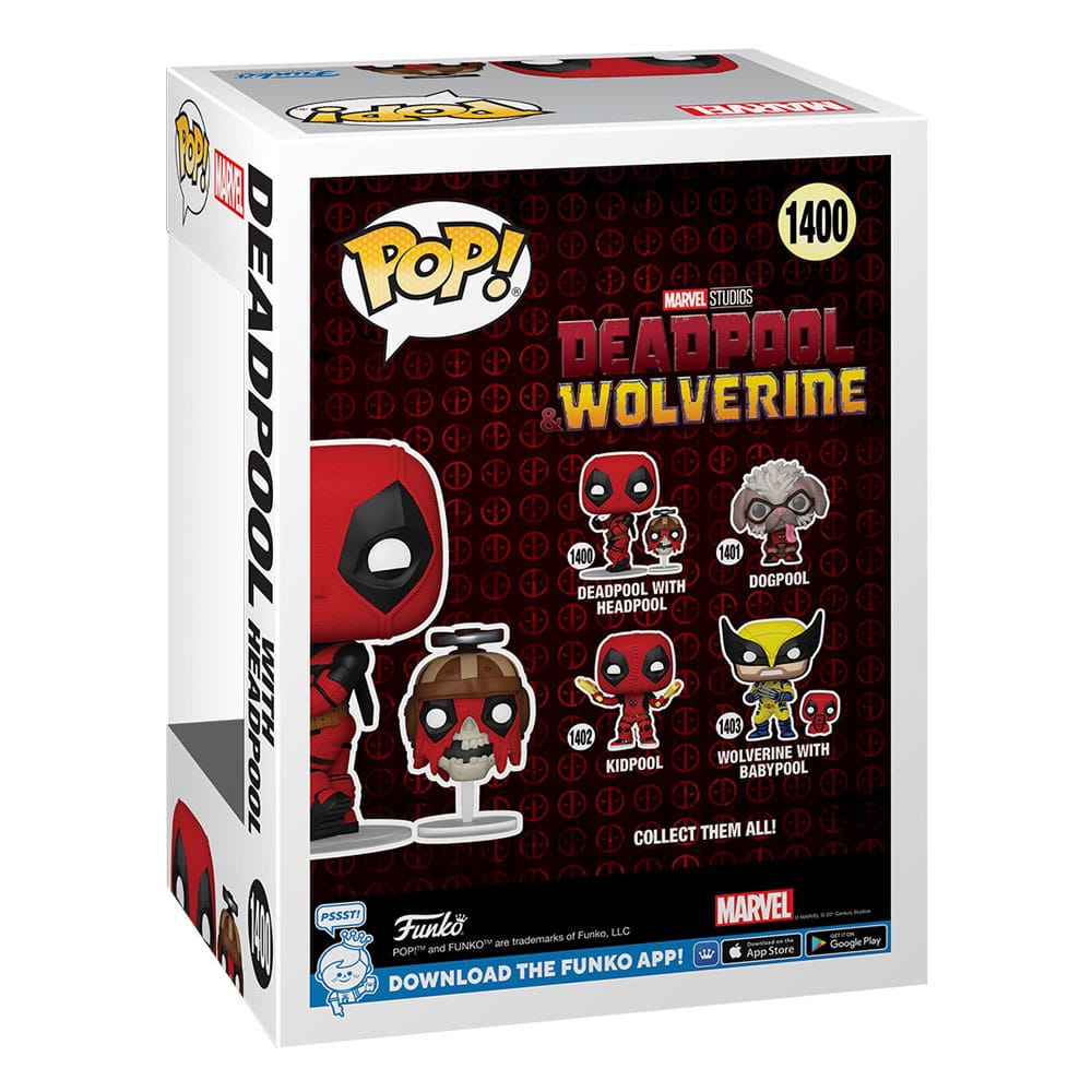 DEADPOOL 3 POP & BUDDY! VINYL FIGURE DEADPOOL W/HEADPOOL 9 CM P038436