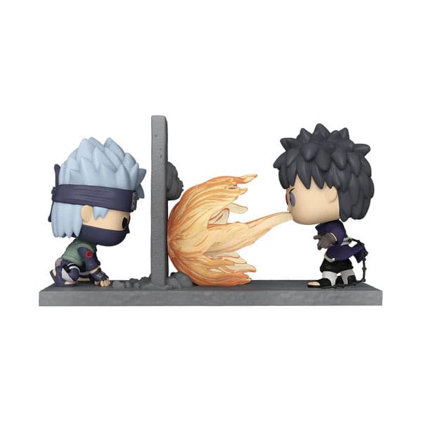 NARUTO POP! MOMENT VINYL FIGURES KAKASHI VS OBITO 9 CM P038588