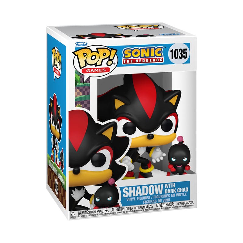 Sonic The Hedgehog POP & Buddy! Vinyl Figure Shadow w/DChao 9 cm P038622