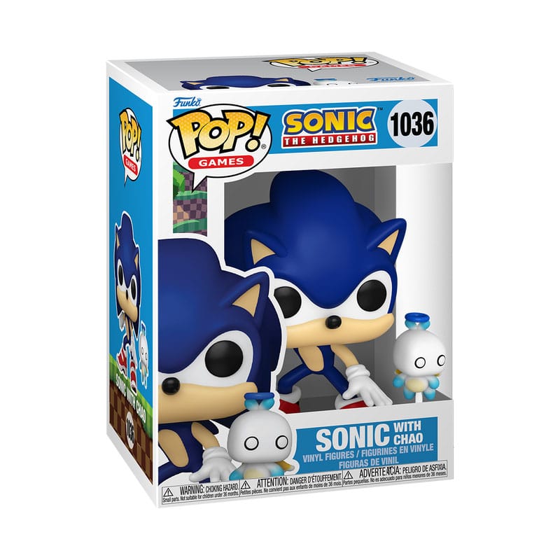 SONIC THE HEDGEHOG POP & BUDDY! VINYL FIGURE SONIC W/ HCHAO 9 CM P038623