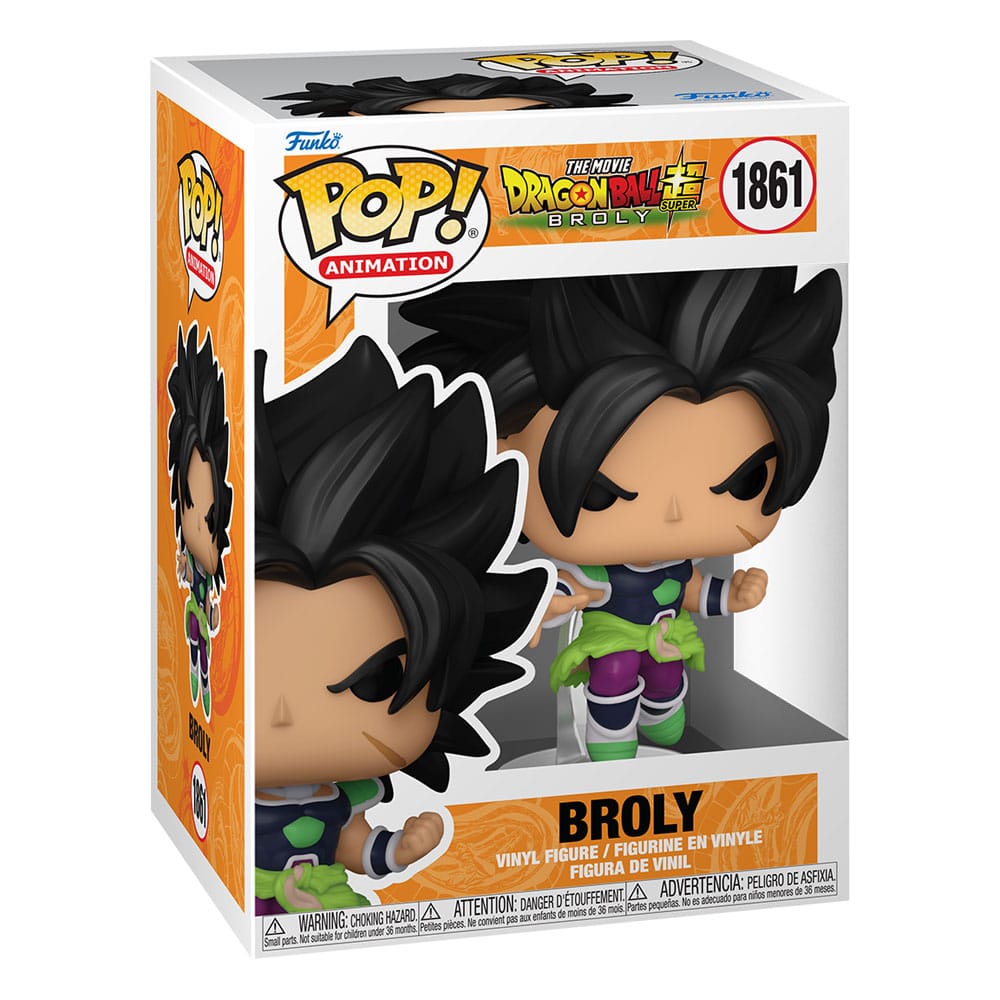 DRAGON BALL SUPER: BROLY POP! ANIMATION VINYL FIGURE BROLY 9 CM P038662