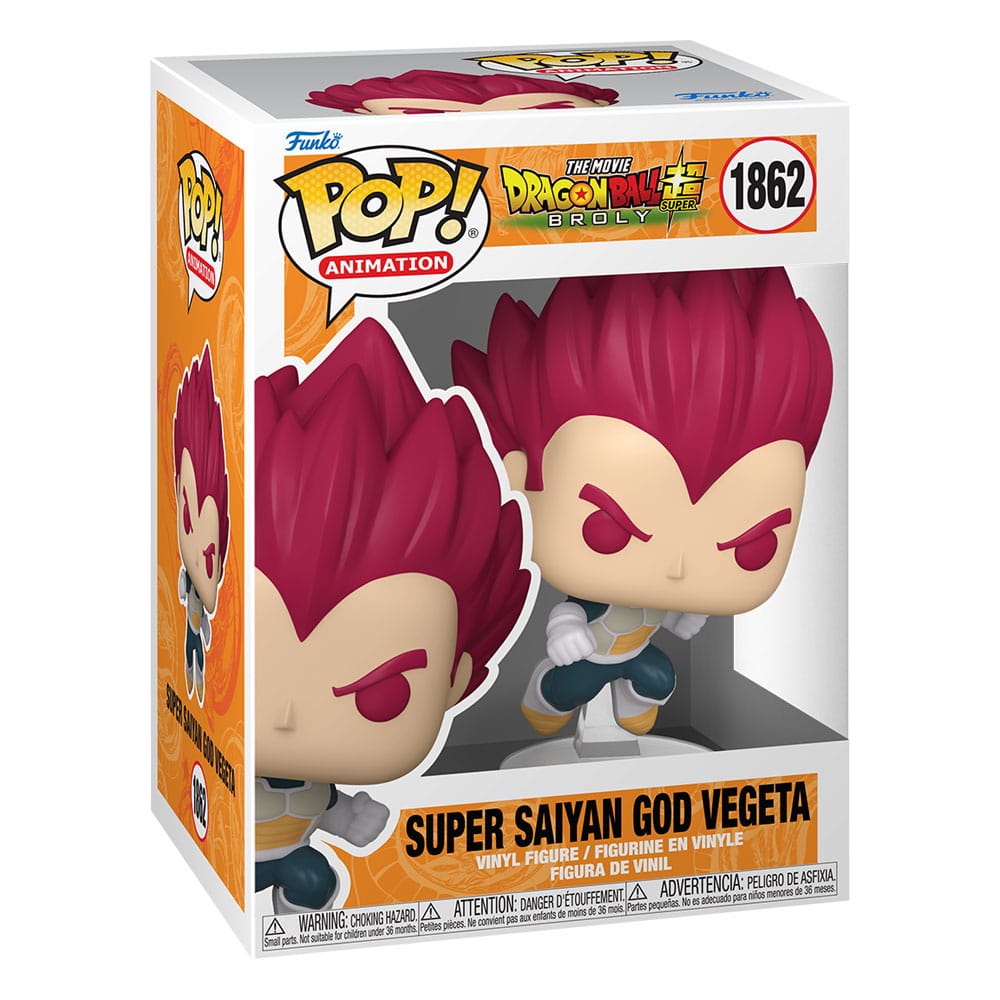 DRAGON BALL SUPER: BROLY POP! ANIMATION VINYL FIGURE SSG VEGETA 9 CM P038665