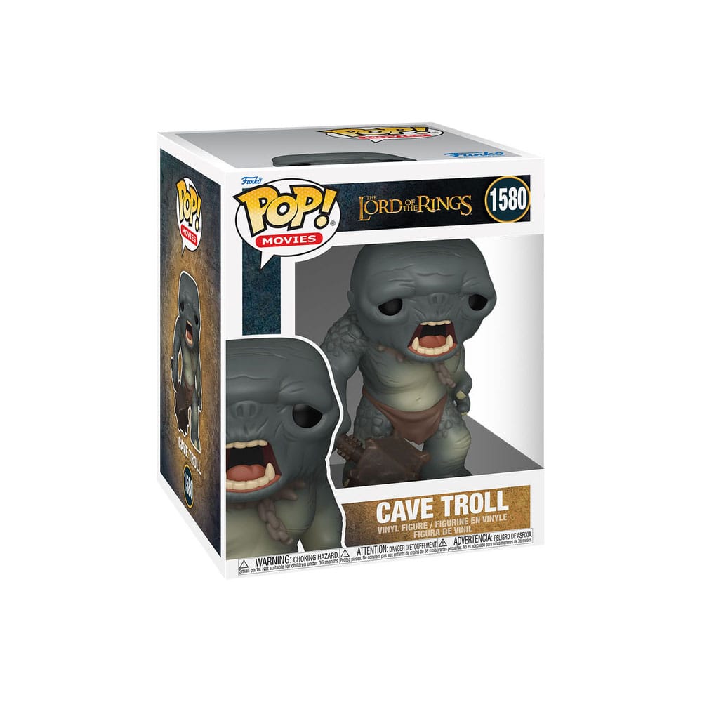 THE LORD OF THE RINGS SUPER SIZED POP! ANIMATION VINYL FIGURE CAVE TROLL 15 CM P038740