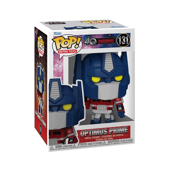 TRANSFORMERS RETRO SERIES POP! TV VINYL FIGURE OPTIMUS PRIME 9 CM P038798