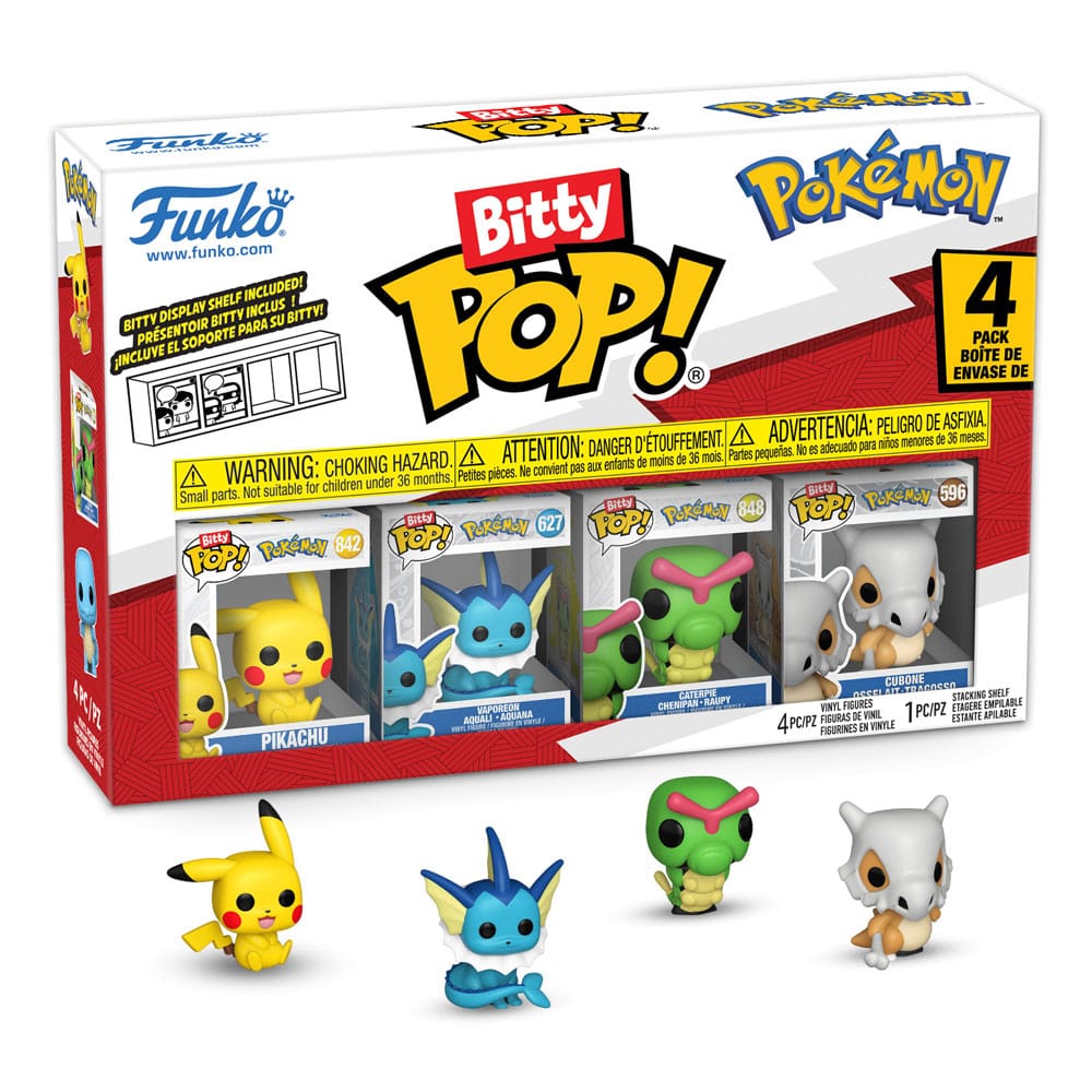 Pokémon Bitty POP! Vinyl Figure 4-Pack Series 1 2 cm P038838