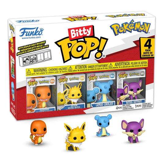 Pokémon Bitty POP! Vinyl Figure 4-Pack Series 2 2 cm P038839