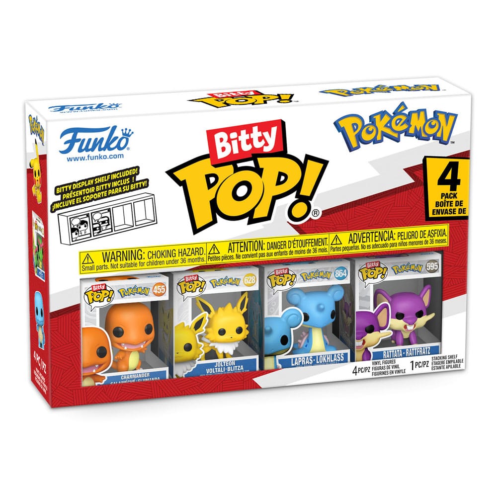 Pokémon Bitty POP! Vinyl Figure 4-Pack Series 2 2 cm P038839