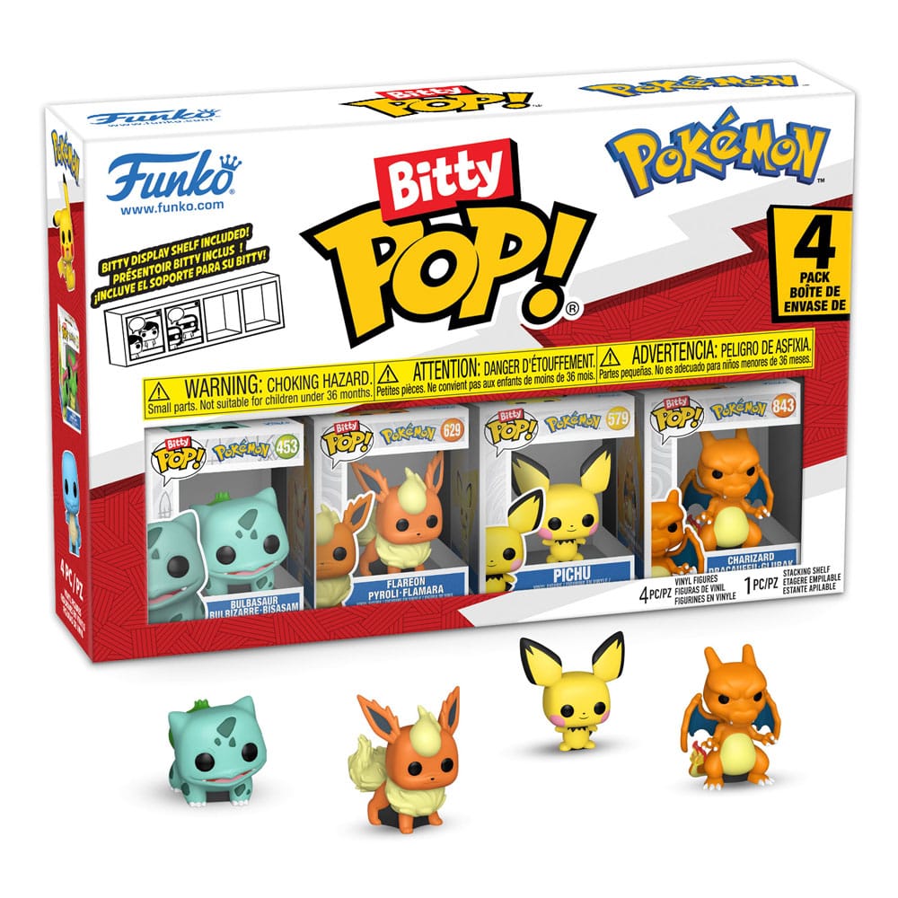 Pokémon Bitty POP! Vinyl Figure 4-Pack Series 3 2 cm P038840