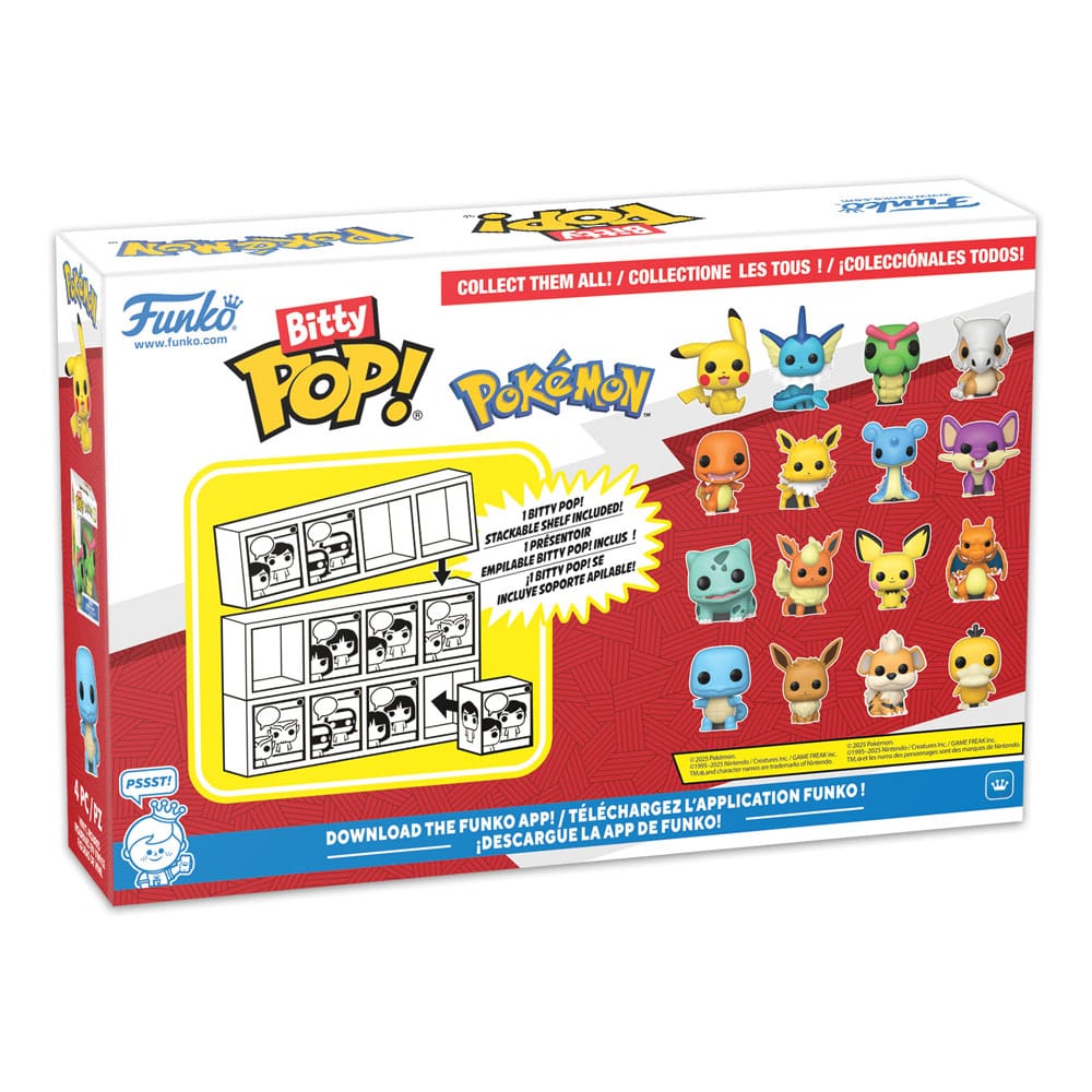 Pokémon Bitty POP! Vinyl Figure 4-Pack Series 3 2 cm P038840