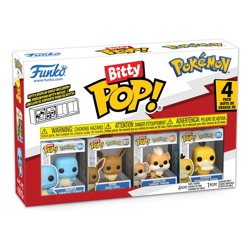 Pokémon Bitty POP! Vinyl Figure 4-Pack Series 4 2 cm P038841