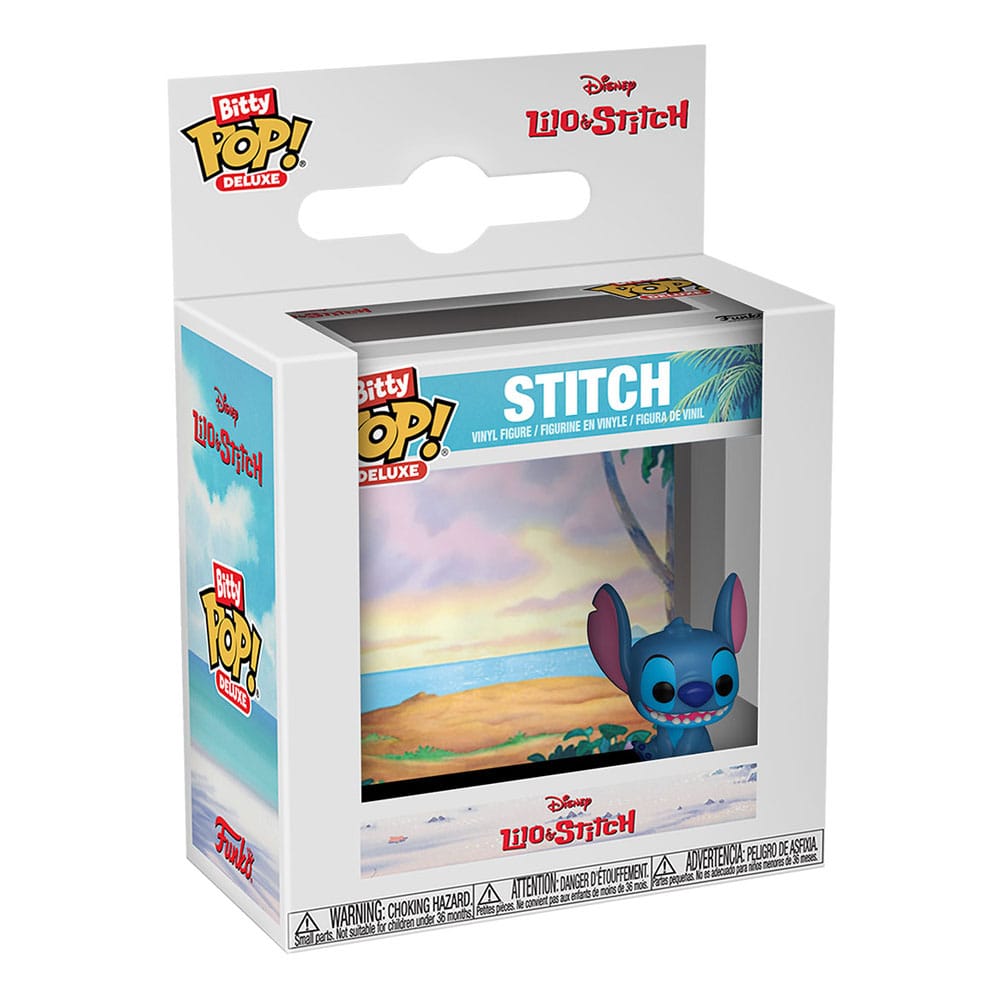 Disney Bitty POP! Deluxe Vinyl Figure Stitch(Beach) Display (12) 2,5 cm P038893