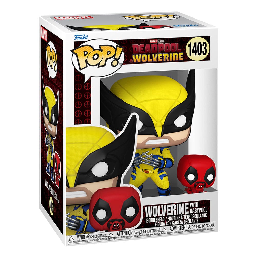 DEADPOOL 3 POP & BUDDY! VINYL FIGURE WOLVERINE W/ BABYPOOL 9 CM P038935