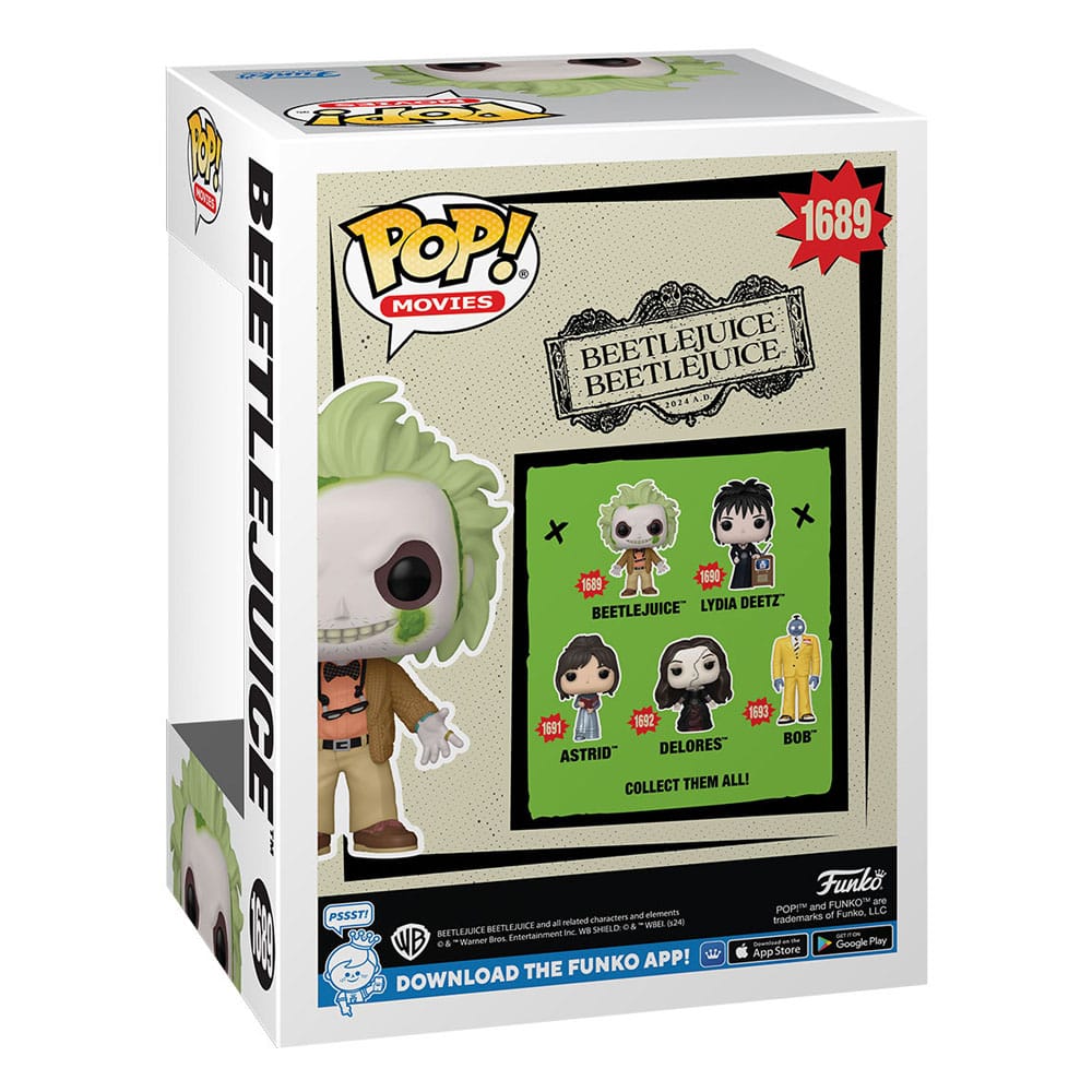 BEETLEJUICE 2 POP! MOVIES VINYL FIGURE BEETLEJUICE W/CHASE 9 CM