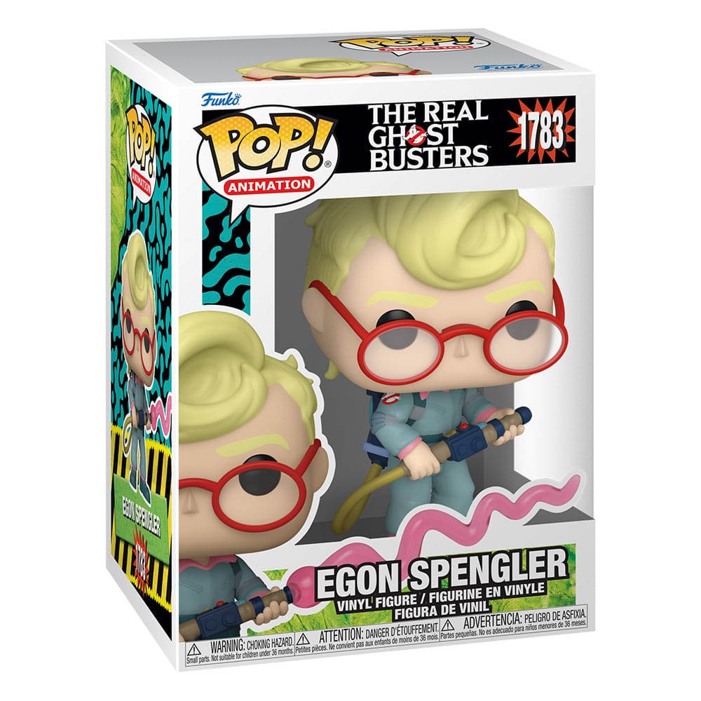 THE REAL GHOSTBUSTERS POP! PLUS ANIMATION VINYL FIGURES EGON SPENGLER 9 CM P039045
