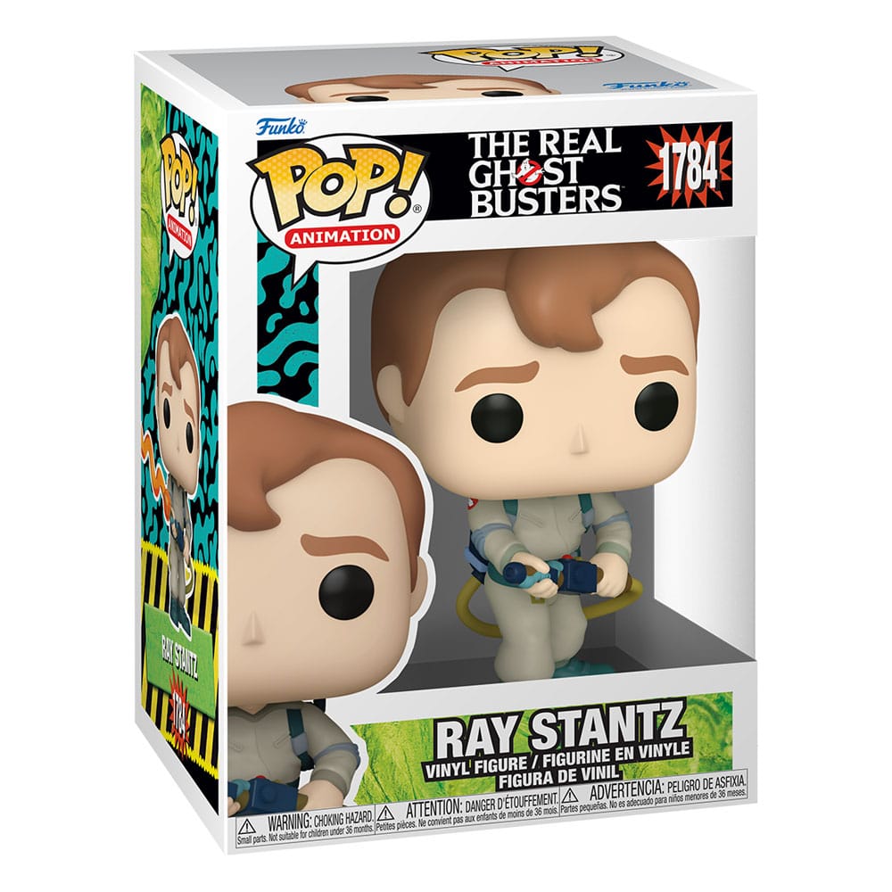 THE REAL GHOSTBUSTERS POP! PLUS ANIMATION VINYL FIGURES RAY STANTZ 9 CM P039046