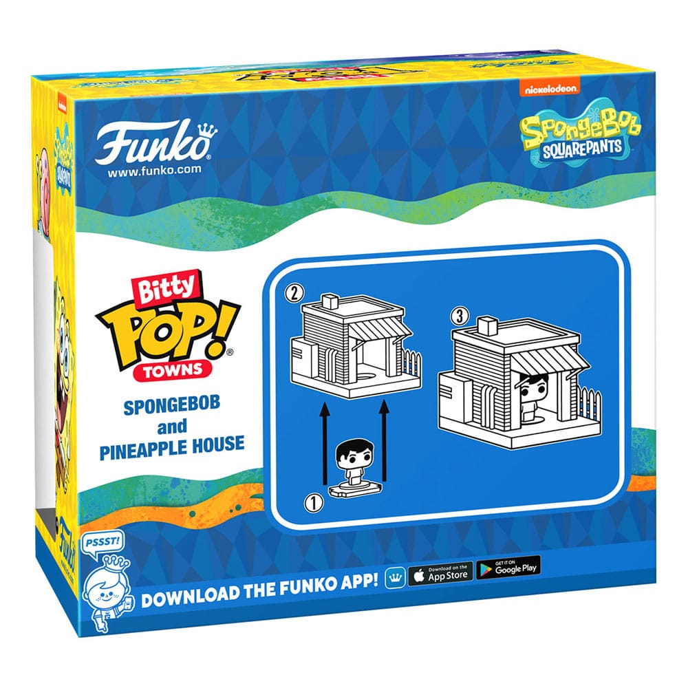 SPONGEBOB BITTY POP! TOWN VINYL FIGURE SPONGEBOB AT HOME P039160