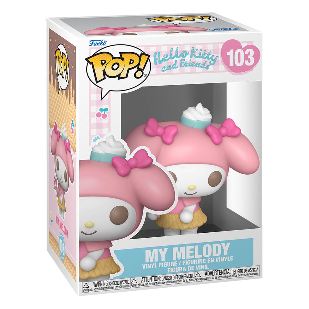 SANRIO POP! ANIMATION VINYL FIGURE HELLO KITTY- MY MELODY (IC) 9 CM P039196