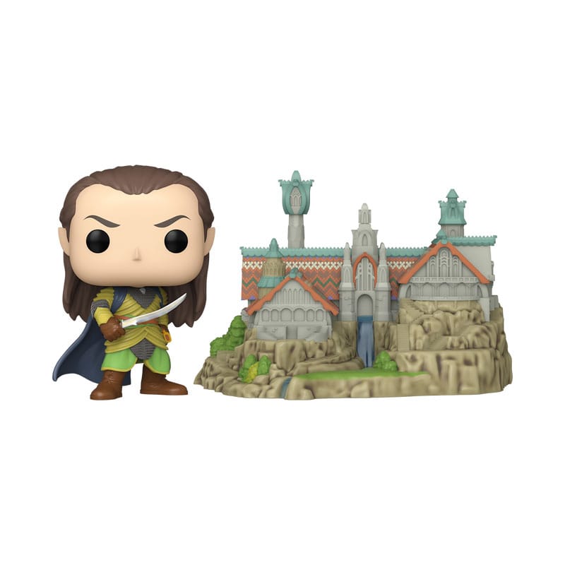 The Lord of the Rings POP! Town Vinyl Figure Elrond & Rivendell 9 cm P067968