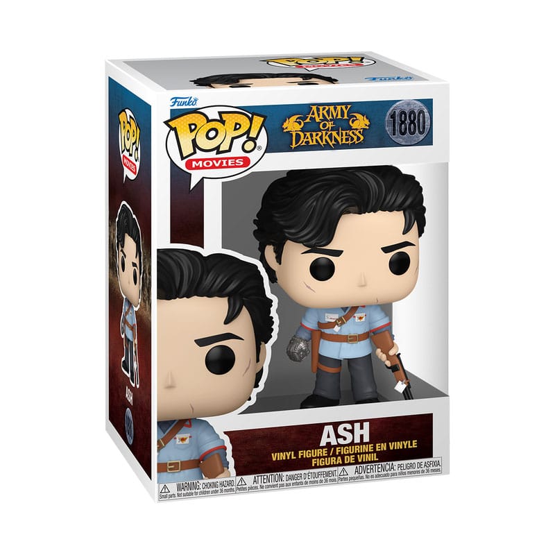 ARMY OF DARKNESS POP! DISNEY VINYL FIGURE ASH W/ BOOMSTICK 9 CM P039306