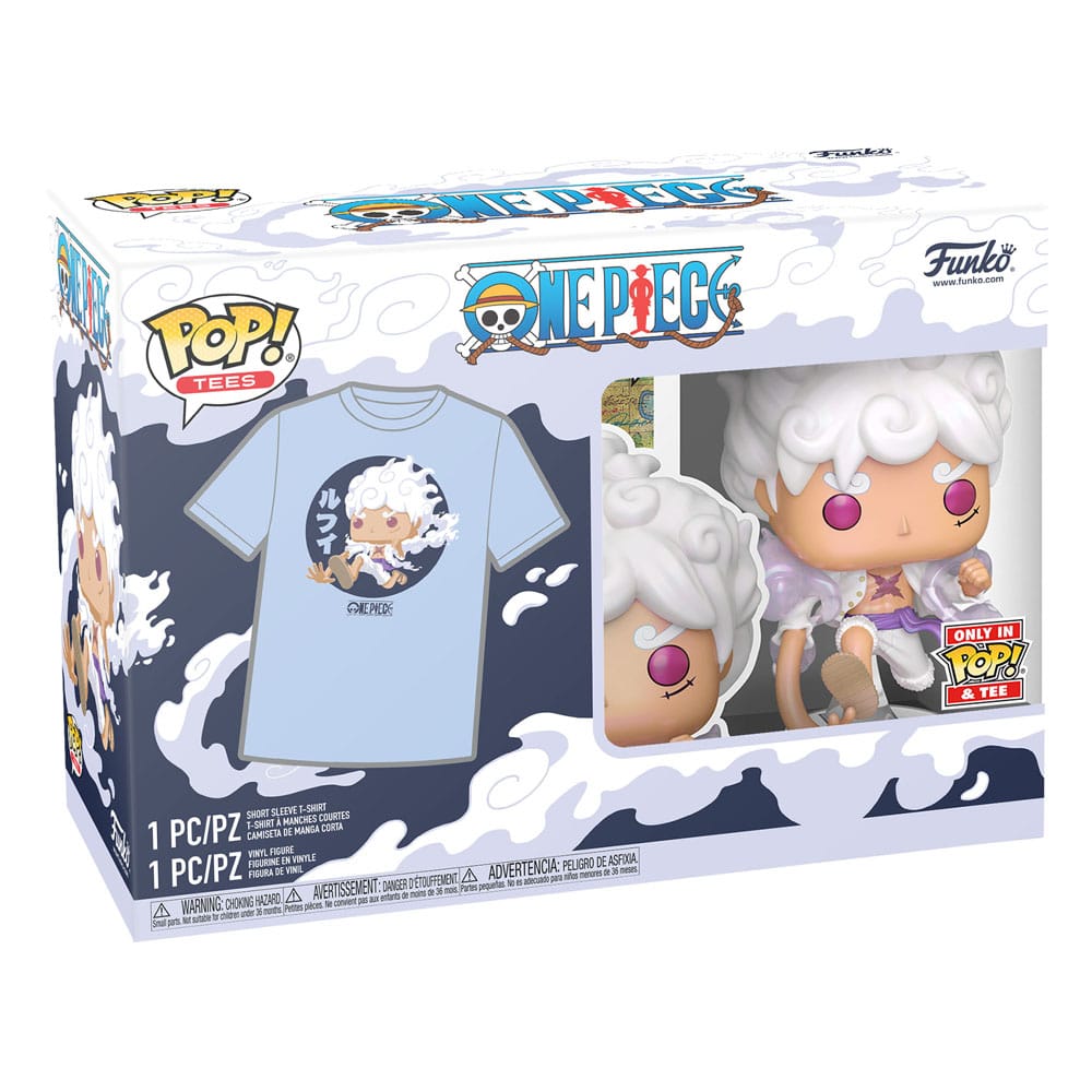 One Piece POP! & Tee Box Luffy Fifth Gear Size L