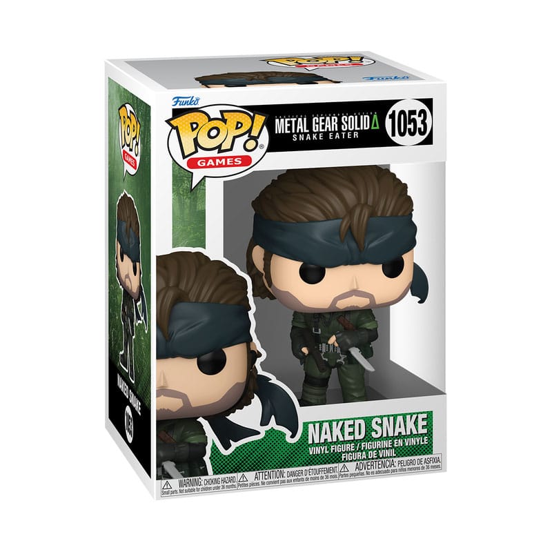 METAL GEAR POP! GAMES VINYL FIGURE NAKED SNAKE 9 CM P039430