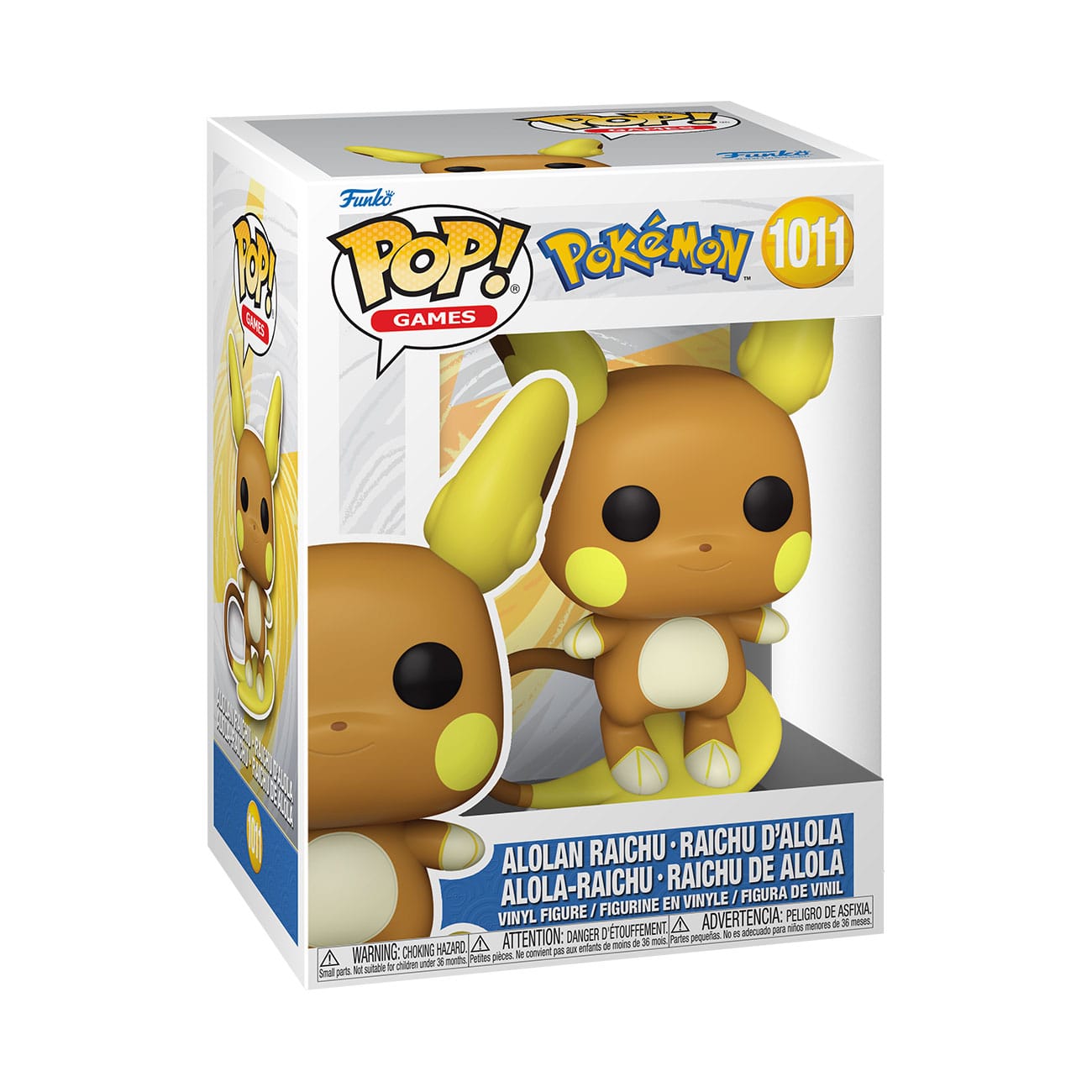 POKEMON POP! GAMES VINYL FIGURE RAICHU(ALOLAN)(EMEA) 9 CM P039527