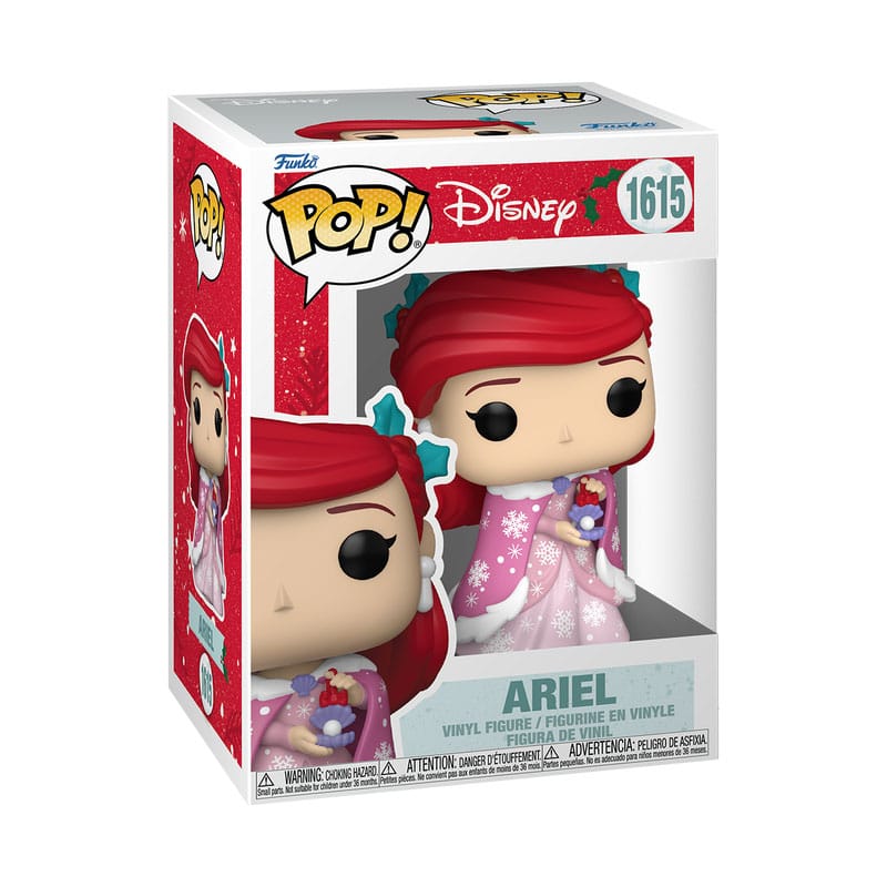 DISNEY PRINCESS POP! VINYL FIGURE HOLIDAY ARIEL 9 CM