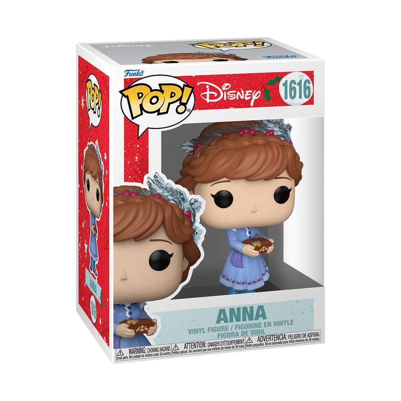 DISNEY PRINCESS POP! VINYL FIGURE HOLIDAY ANNA 9 CM