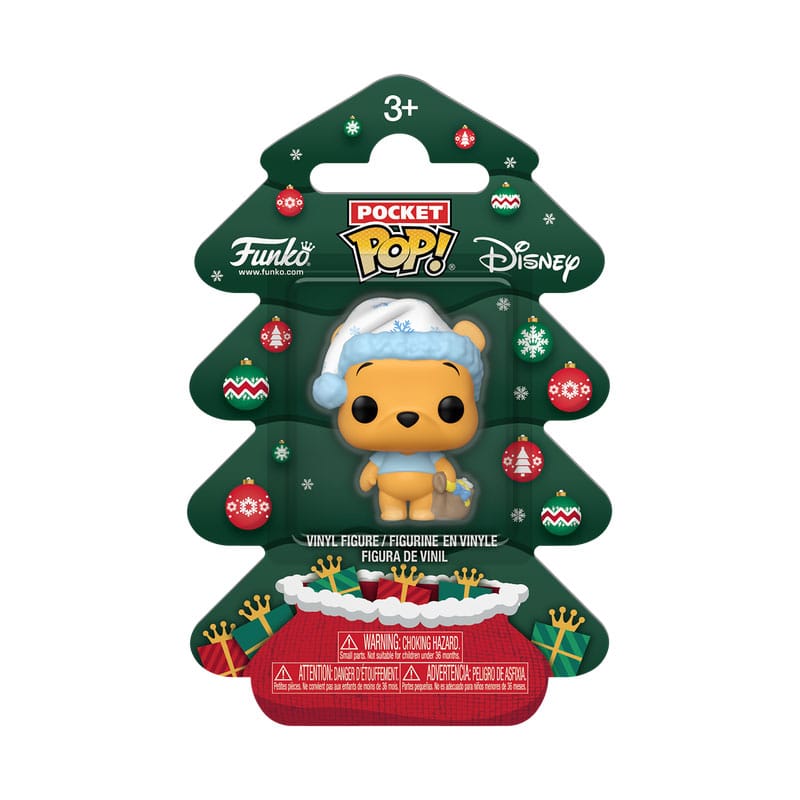 WINNIE THE POOH HOLIDAY 2025 POCKET POP! VINYL KEYCHAINS POOH TREE HOLIDAY BOX 4