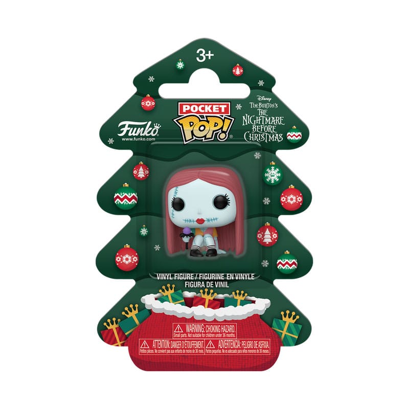 Nightmare before Christmas Holiday 2025 Pocket POP! Vinyl Keychains Sally Tree Holiday Box 4 cm P039568