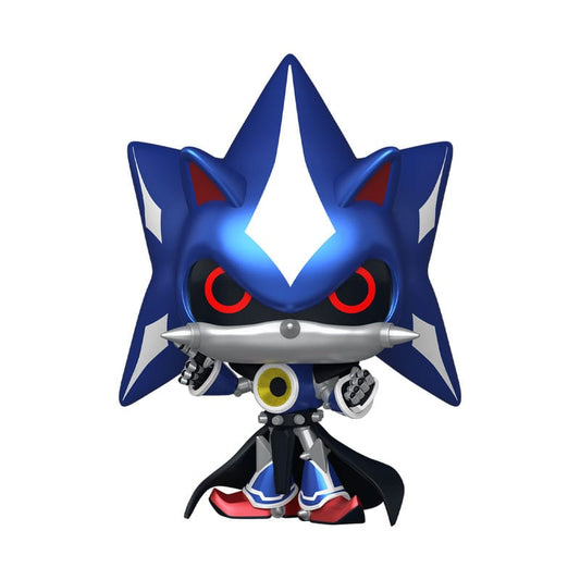 SONIC THE HEDGEHOG POP! GAMES VINYL FIGURE NEO METAL SONIC (MT) 9 CM