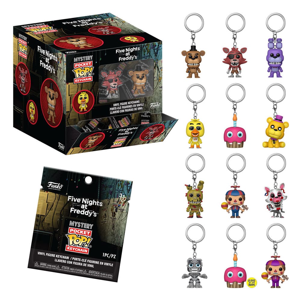 Five Nights at Freddy's POP! Vinyl Keychains 4 cm Classic Display (12) P039586