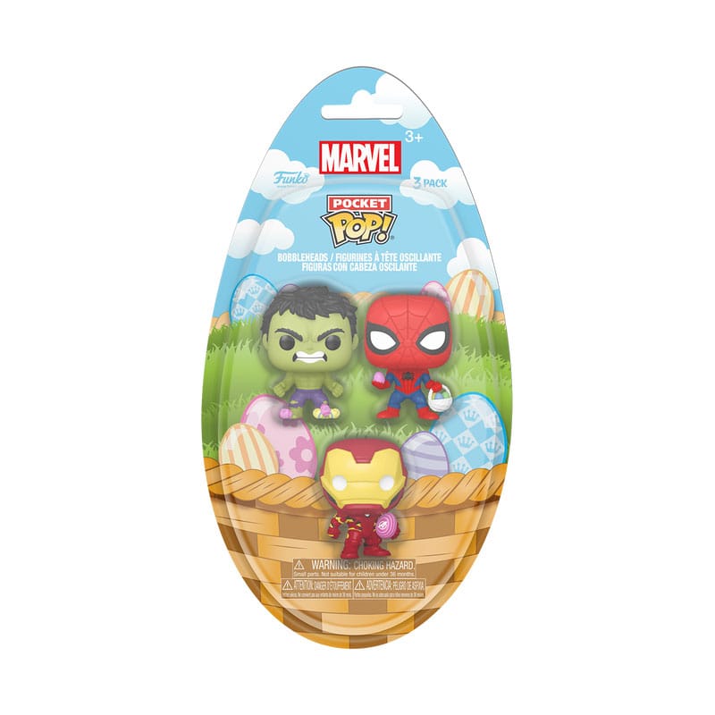 MARVEL POCKET POP! VINYL FIGURE 3-PACK EASTER 4 CM P039589