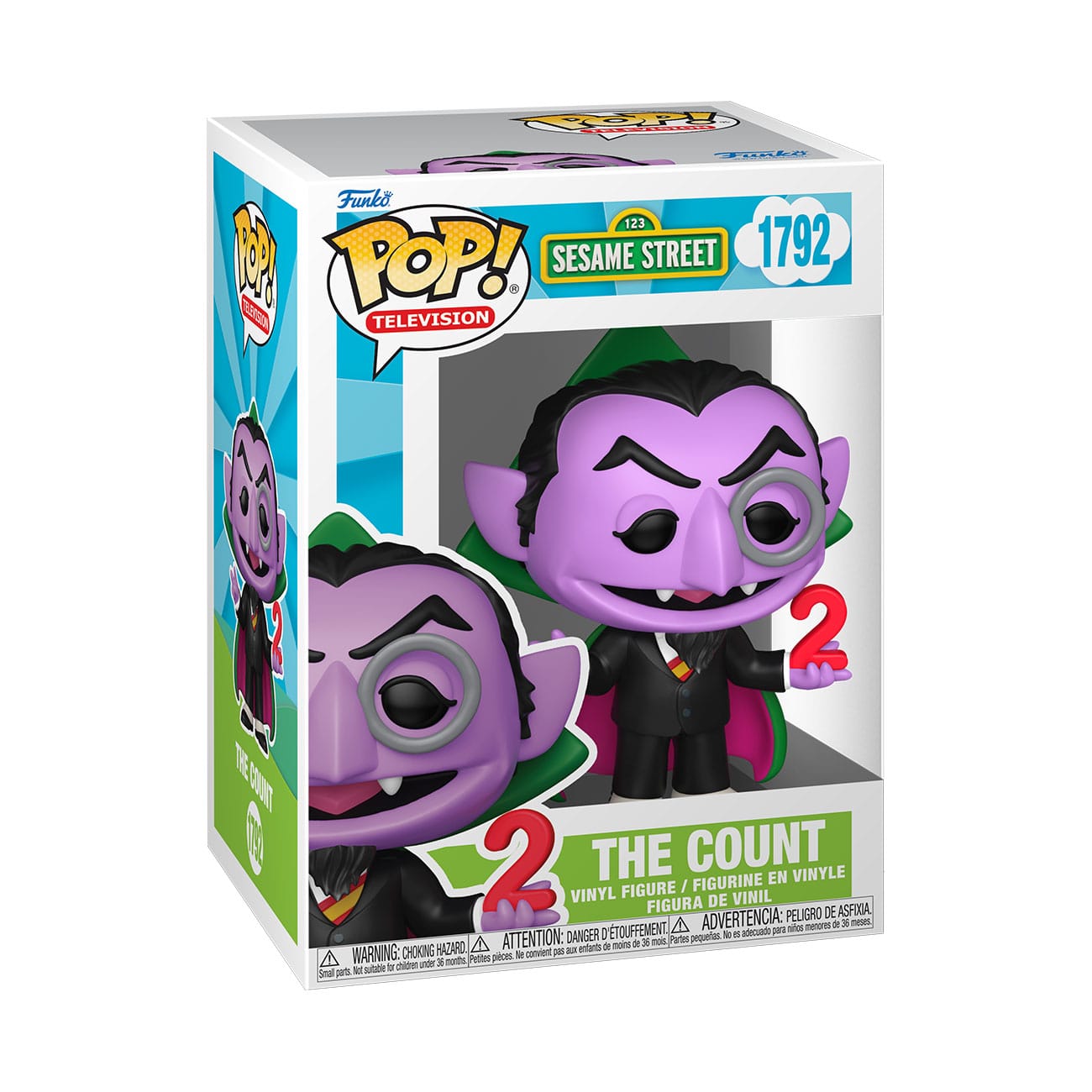 Sesame Street POP! TV Vinyl Figure The Count 9 cm P065680