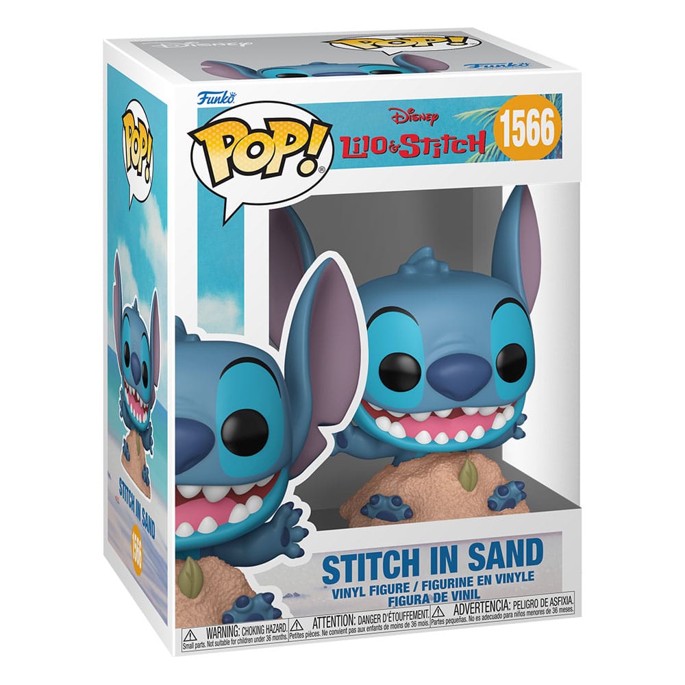 LILO & STITCH POP! VINYL FIGURE STITCH IN SAND 9 CM P039654