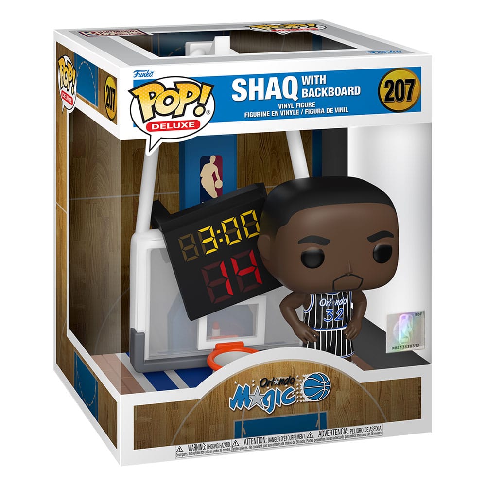 NBA LEGENDS POP! SPORTS DELUXE VINYL FIGURE SHAQ W/BACKBOARD 16 CM P039678