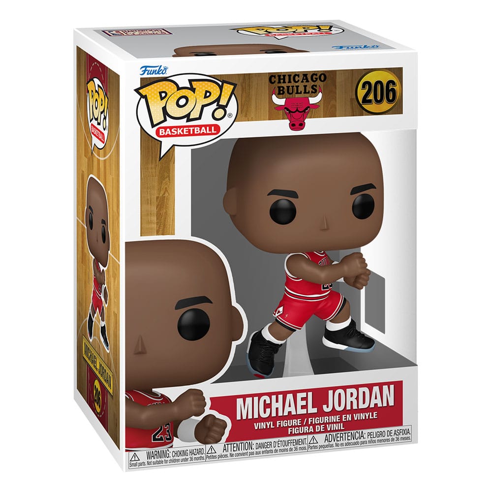 NBA LEGENDS POP! SPORTS VINYL FIGURE BULLS- MICHAEL JORDAN('89) "THE SHOT" 9 CM P039681