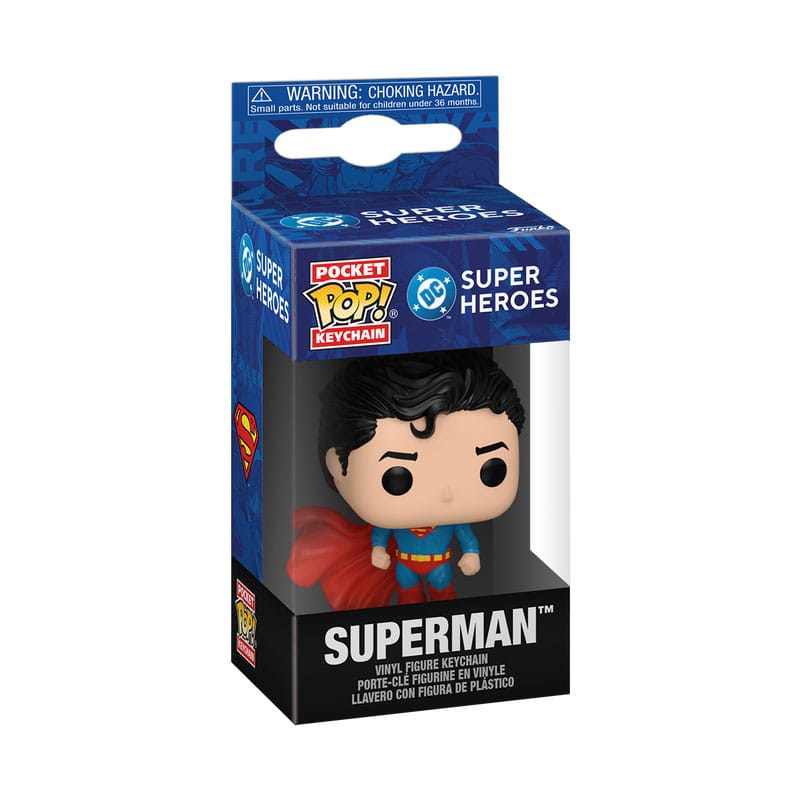 DC Comics POP! Vinyl Keychains 4 cm New Classics - Superman Display (12) P039723