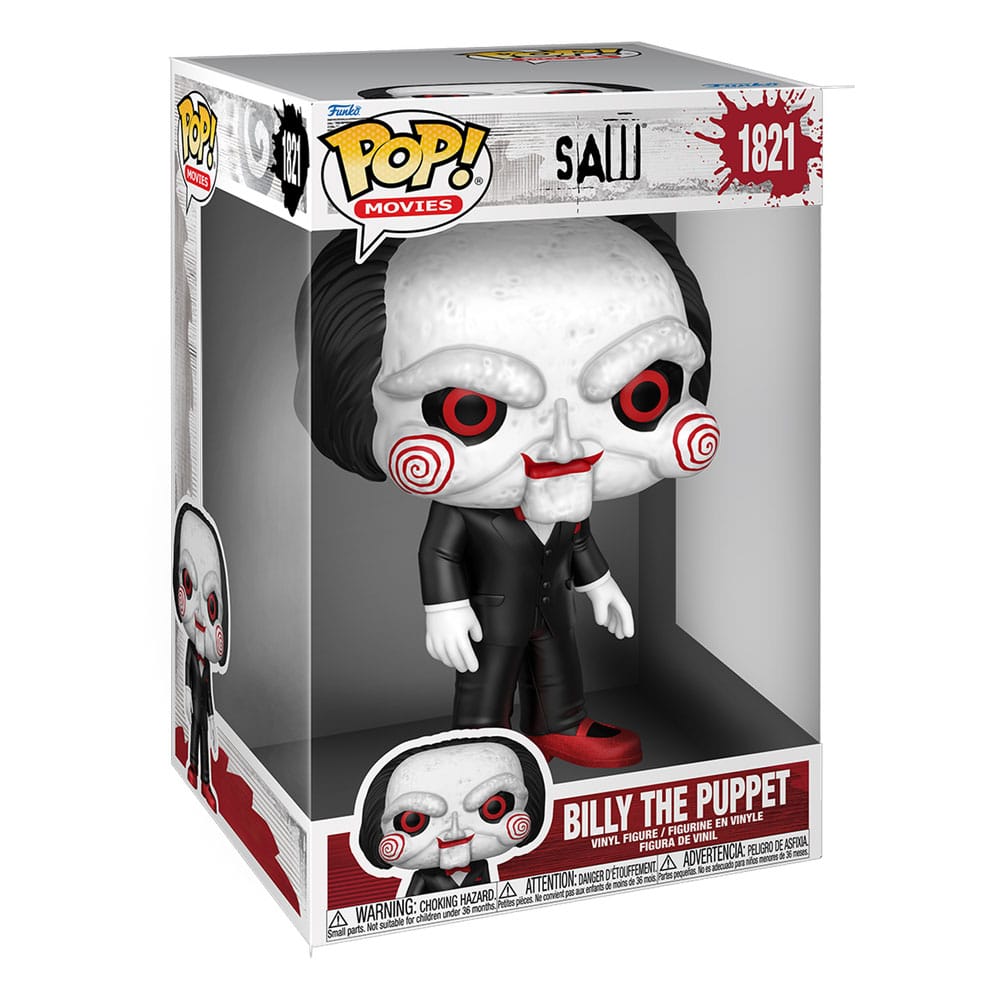 Saw Super Sized Jumbo POP! Movies Vinyl Figure Billy the Puppet 25 cm P067969