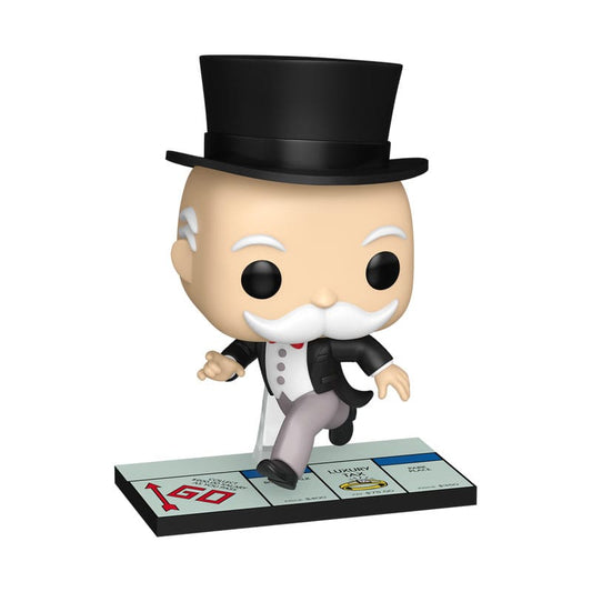 MONOPOLY POP! RETRO TOYS VINYL FIGURE MR MONOPOLY(PASS GO) 9 CM