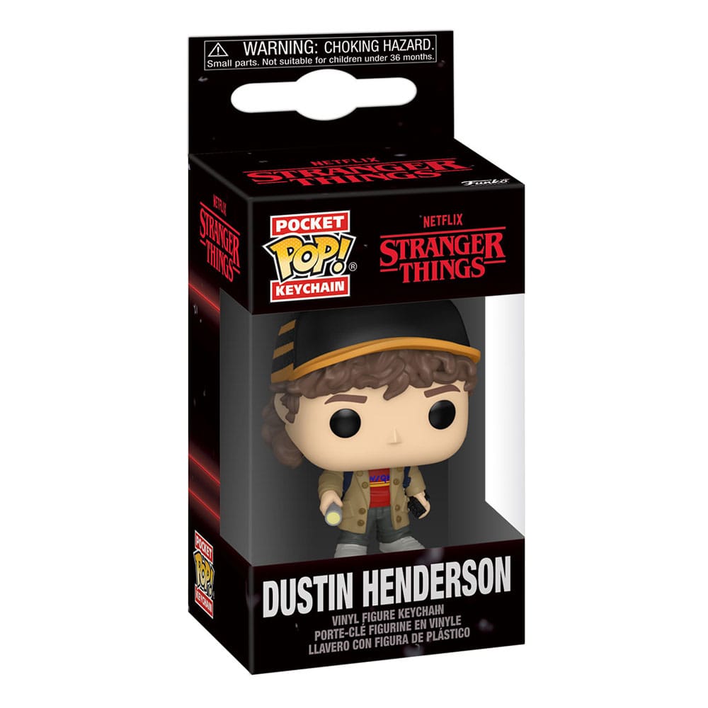 Stranger Things POP! Vinyl Keychains 4 cm Dustin Henderson Display (12) P064999
