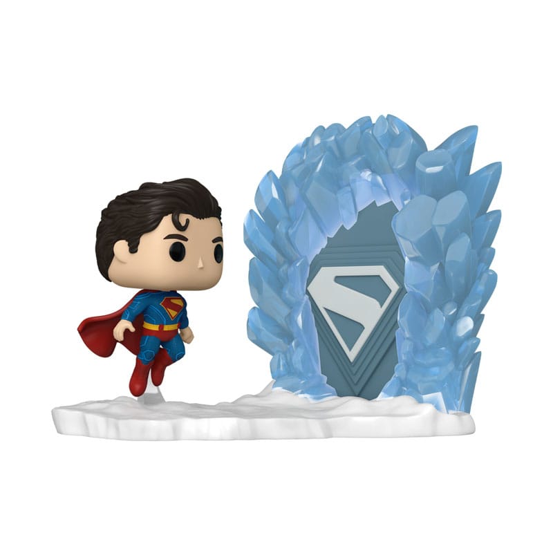 SUPERMAN (2025) POP MOMENTS VINYL FIGURES SUPERMAN AND FORTRESS OF SOLITUDE 9 CM P039866