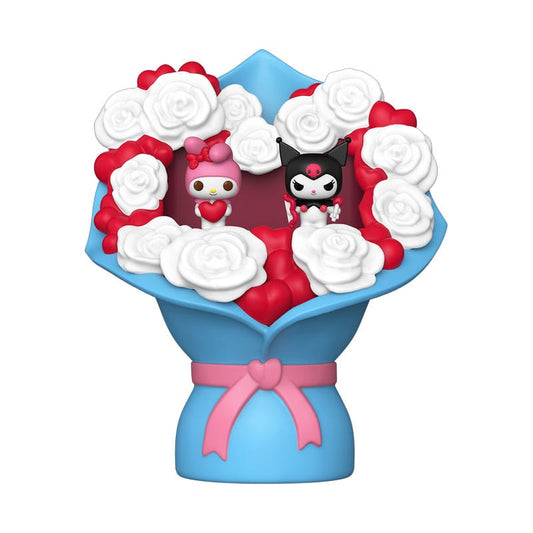 Sanrio Bitty POP! Bouquet Vinyl Figure 2-Pack My Melody & Kuromi (Valentine) 4 cm P065998